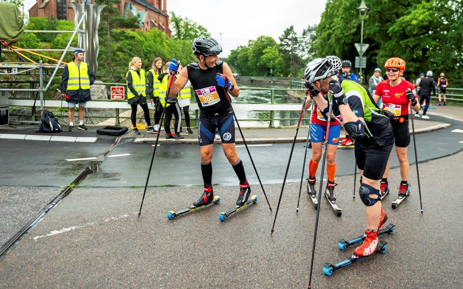 Motionärerna tog sig an Alliansloppet under lördagsförmiddagen. 