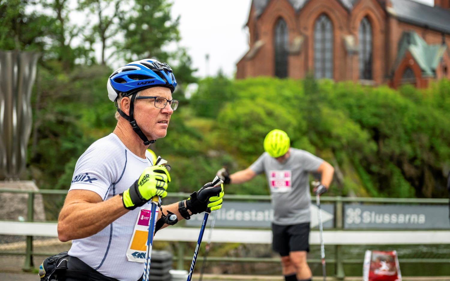 Motionärerna tog sig an Alliansloppet under lördagsförmiddagen. 