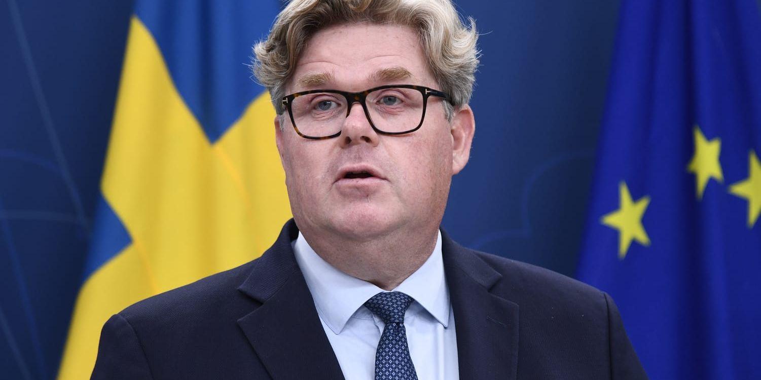 Justitieminister Gunnar Strömmer (M). Arkivbild.