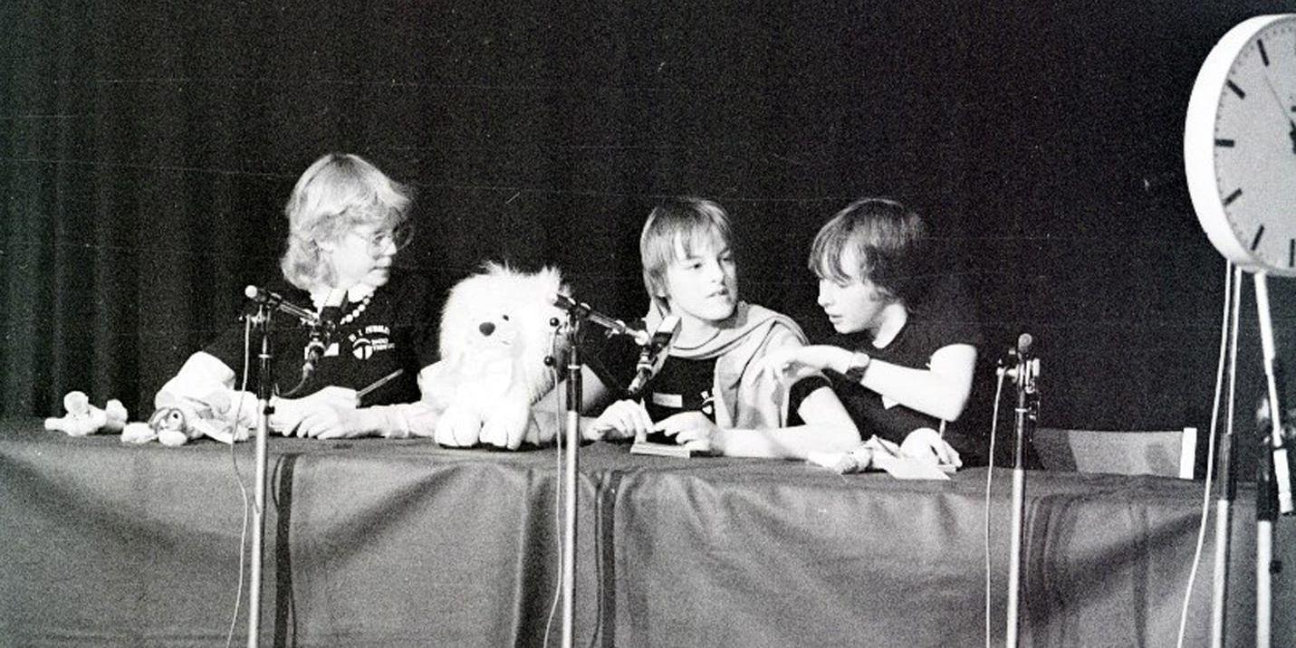Barnen var smartare förr. Vi i femman-deltävling under 80-talet. (arkivbild)